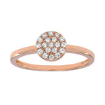 Silberring ANNIENOR schwarzer Zirkonia rund 6mm