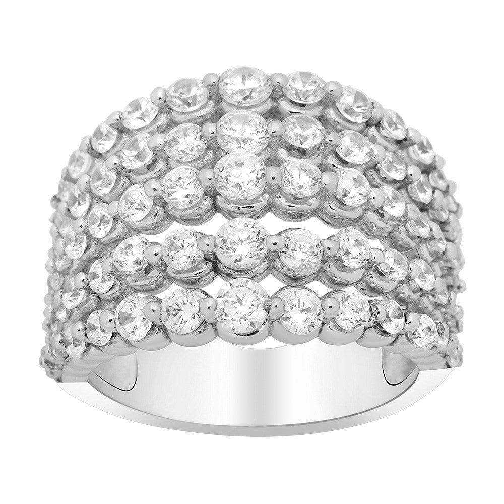 Silberring ALISONNOR mit Zirkonia 16mm*