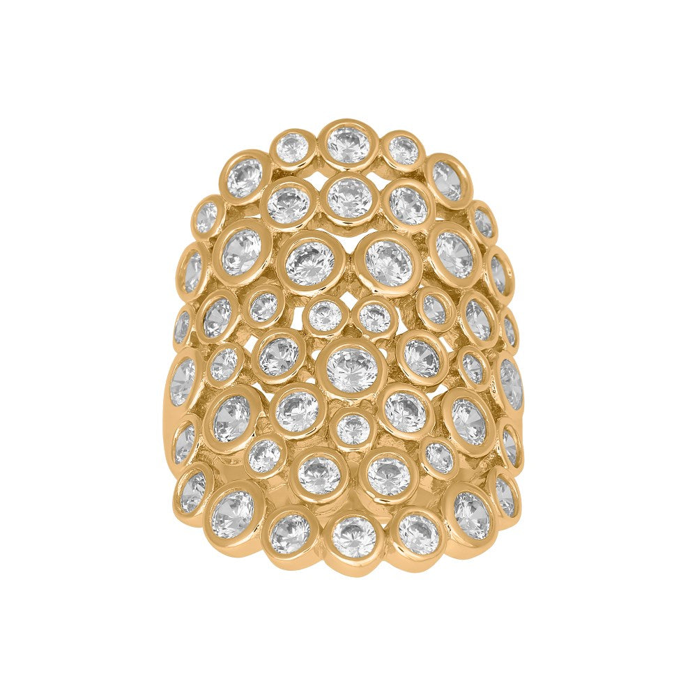 Sølv ring EMMYNOR cz 30mm