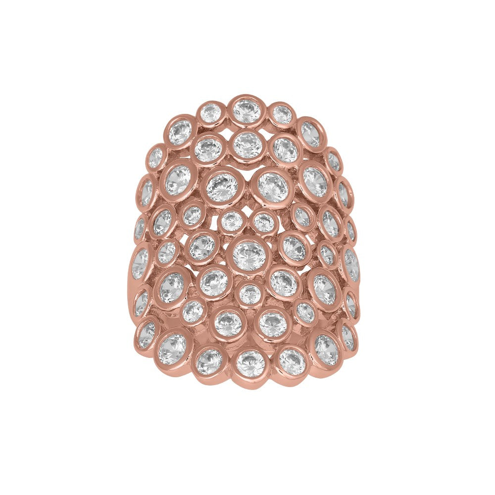 Sølv ring EMMYNOR cz 30mm