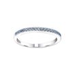 Silver ring light blue cz HELLENOR