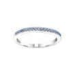 Silver ring light blue cz HELLENOR