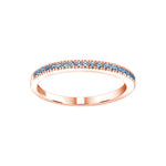 Silver ring light blue cz HELLENOR
