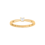 Rhd. Silber Ring 3mm Greifer HEGENOR