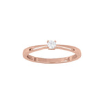 Rhd. Silber Ring 3mm Greifer HEGENOR