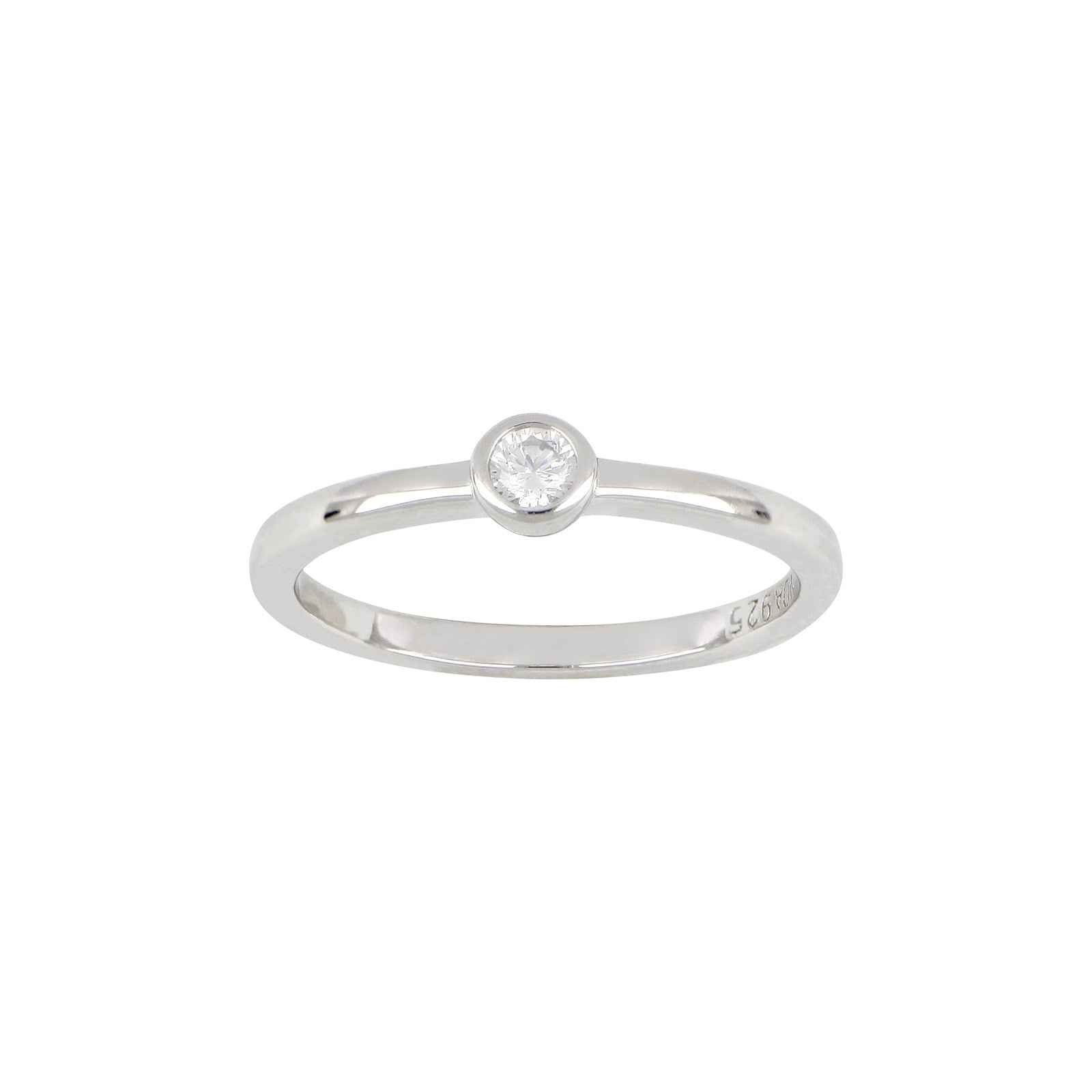 Silberring rechts 3mm Rohr HANNANOR