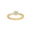 Silver ring 4mm light green HELENNOR