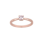 Silberring 4mm rosa HELENNOR