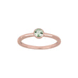 Silver ring 4mm light green HILDANOR