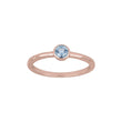 Silberring 4mm hellblau HILDANOR