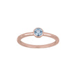 Silver ring 4mm light blue HILDANOR