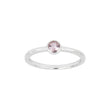 Silver ring 4mm pink HILDANOR