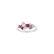 Rhd. silver ring NADINENOR pink