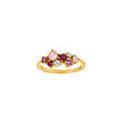 Rhd. silver ring NADINENOR pink