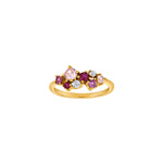 Rhd. silver ring NADINENOR pink