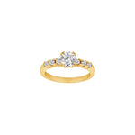 Rhd. Silver ring ELLENOR