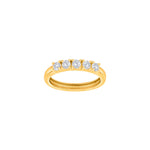 Rhd. Silver ring 5cz OBINOR