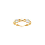 Rhd. Silver ring REBECCANOR