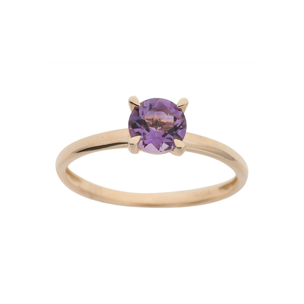 14cr. gold ring w/amethyst