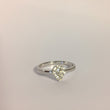 Silver rhd. ring w/ cz