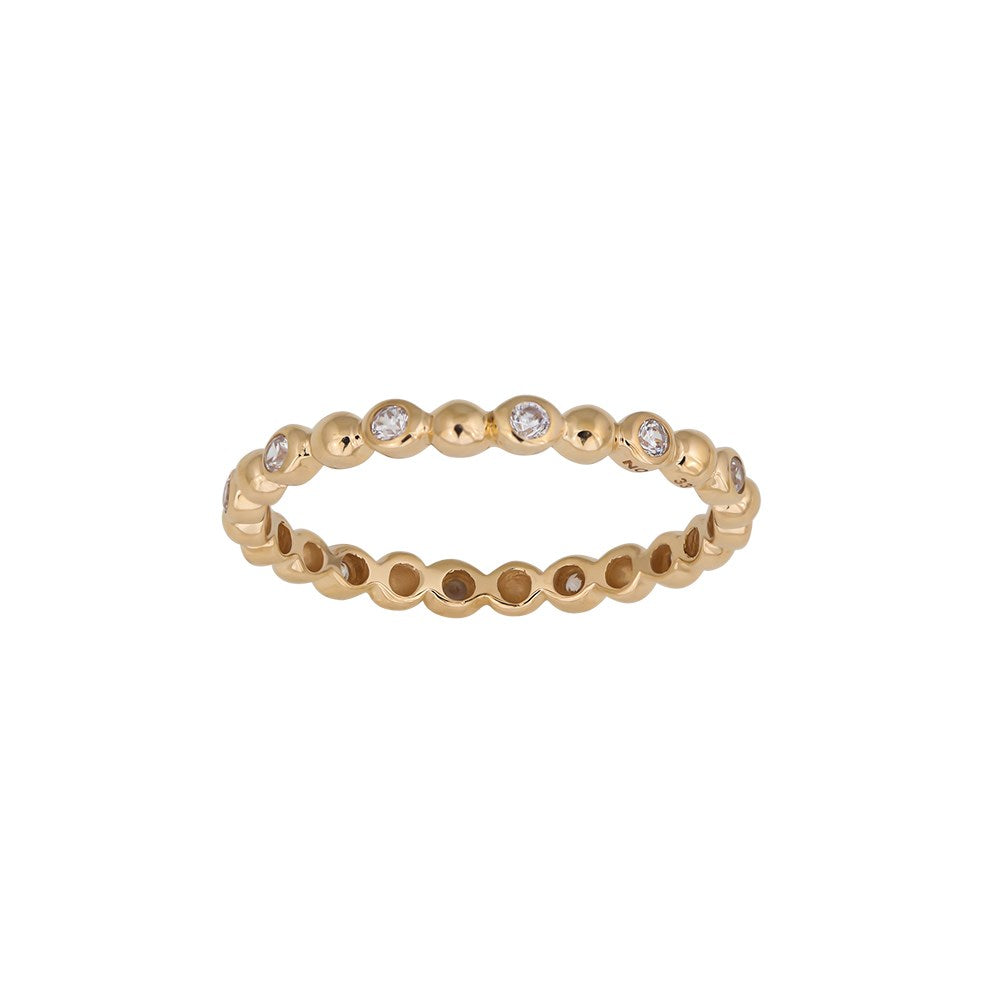 8kt. Goldring m/cz