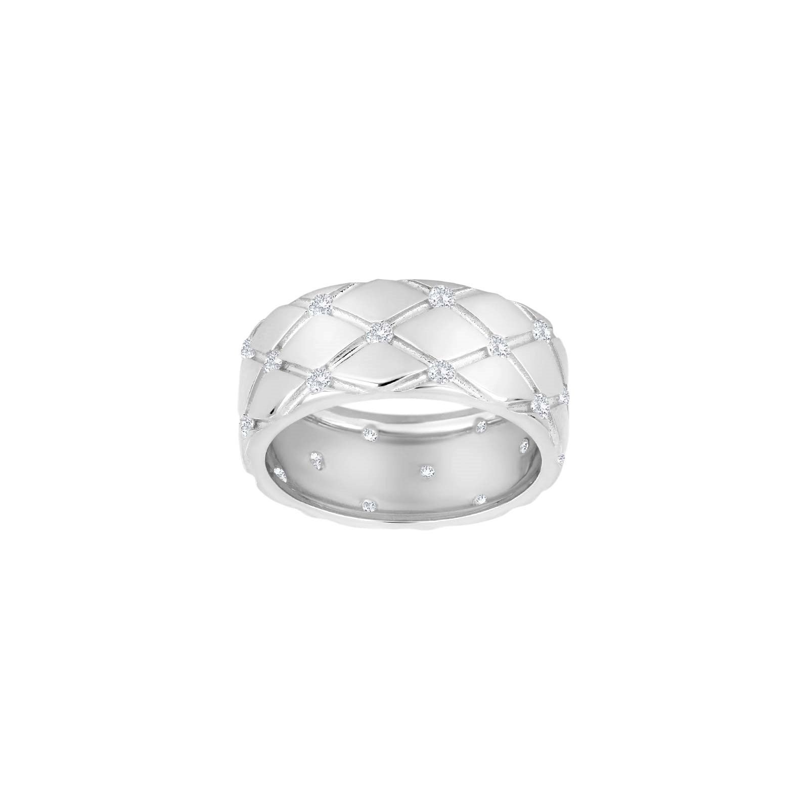 Rhd. Silver ring OLISENOR