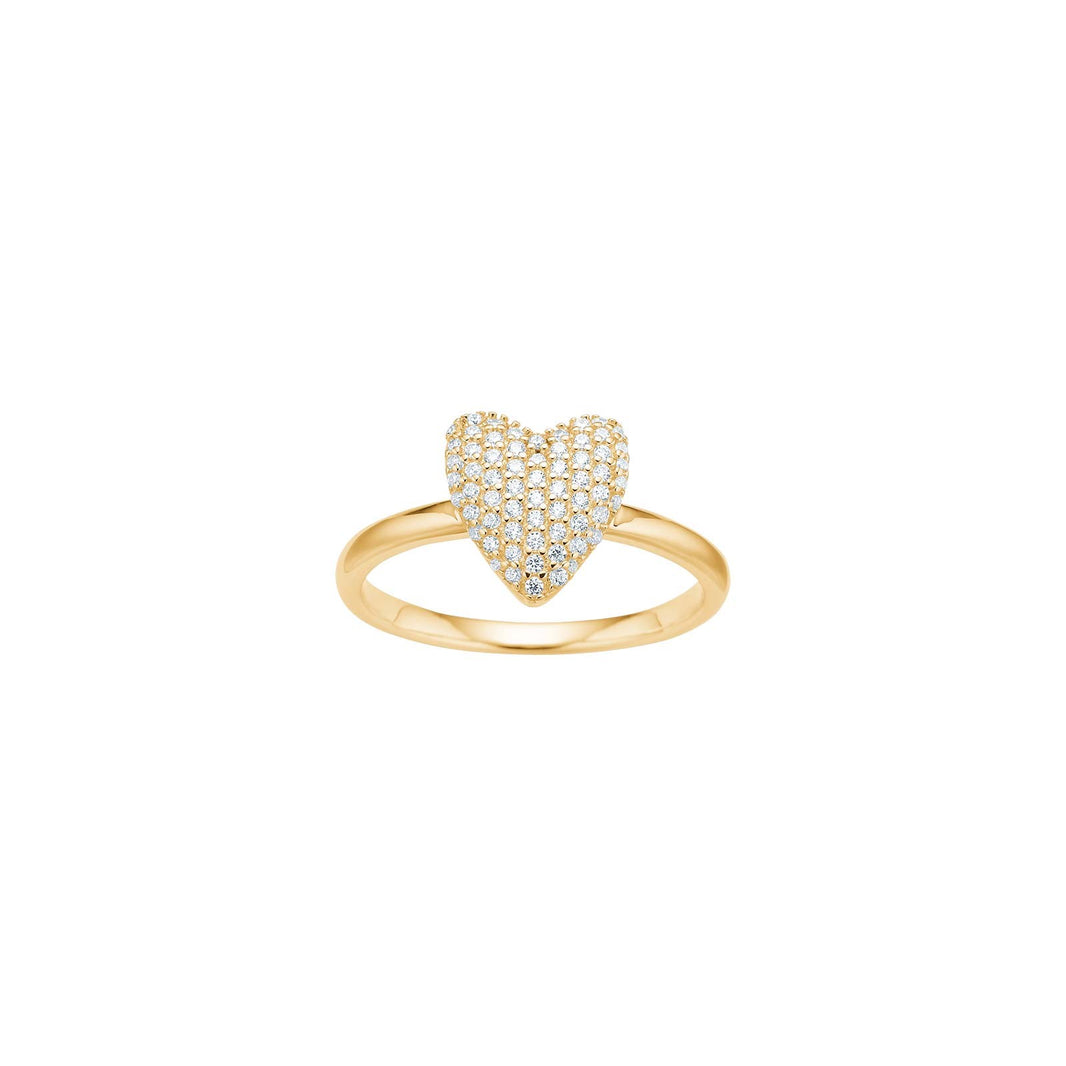 Sølv ring RISANOR - Forgyldt / 60