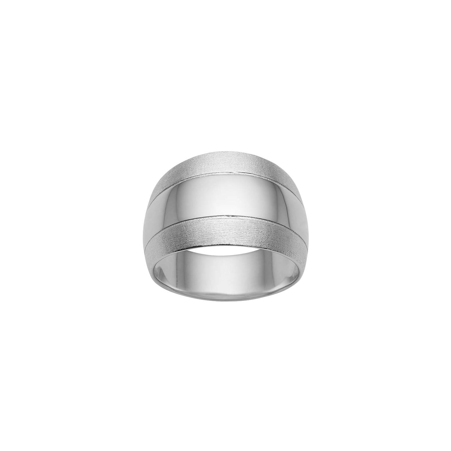 Siersbøl ring LINEA - Rhodiniert / 60