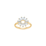 Rhd. Silver ring ROSETTANOR