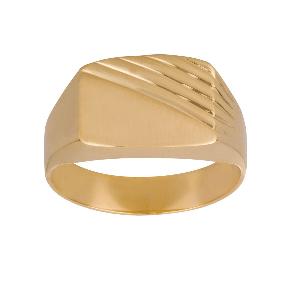 8kt. Goldring für Männer