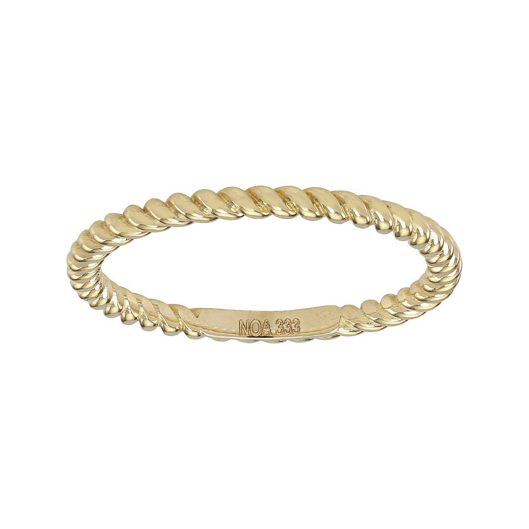 8kt. guldring snoet