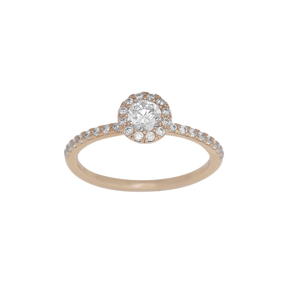 8kt. Goldring m/cz