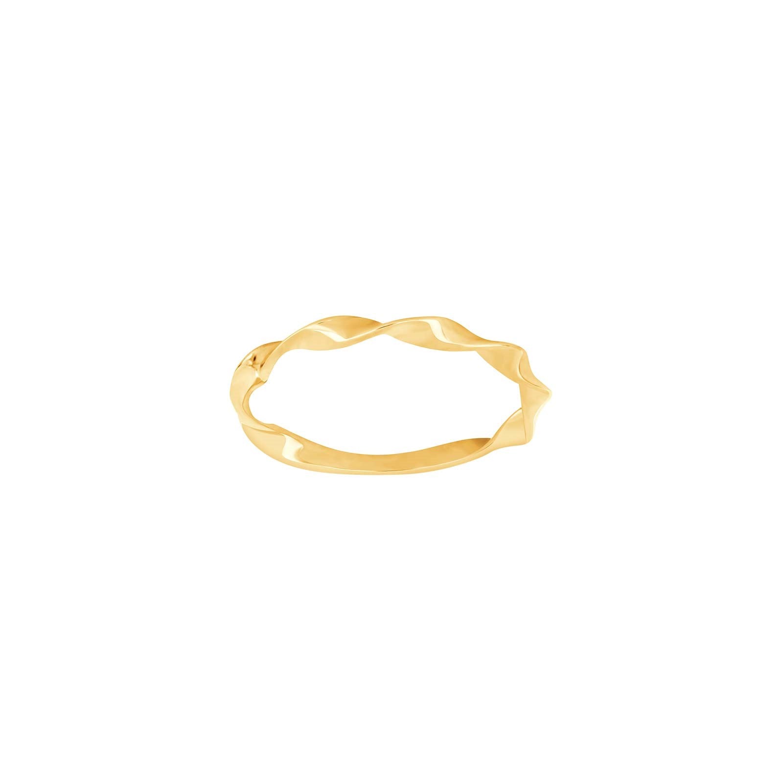 8kt. Goldring Verdreht