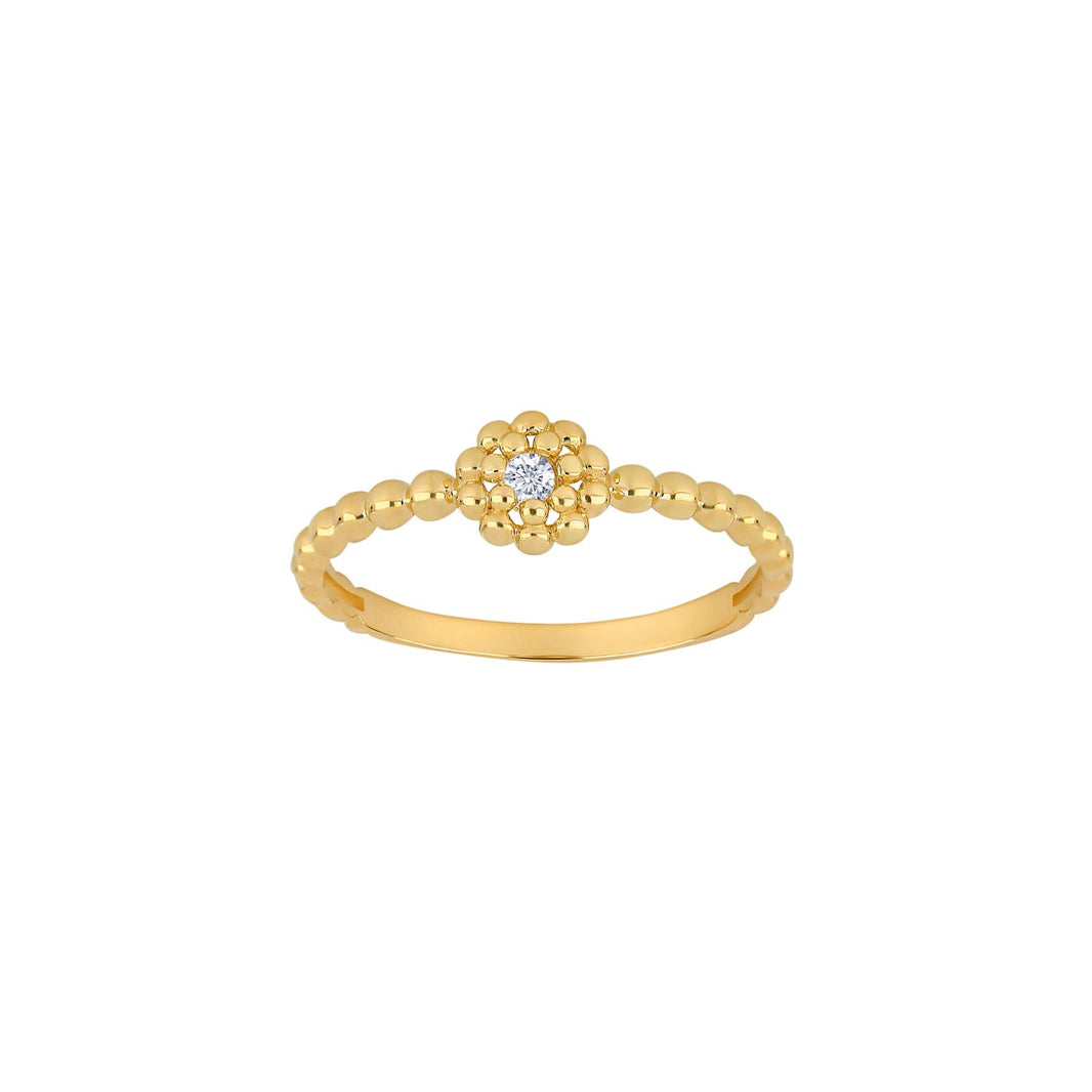 8ct. gold ring w/cz