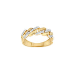 8kt. guldring m/cz