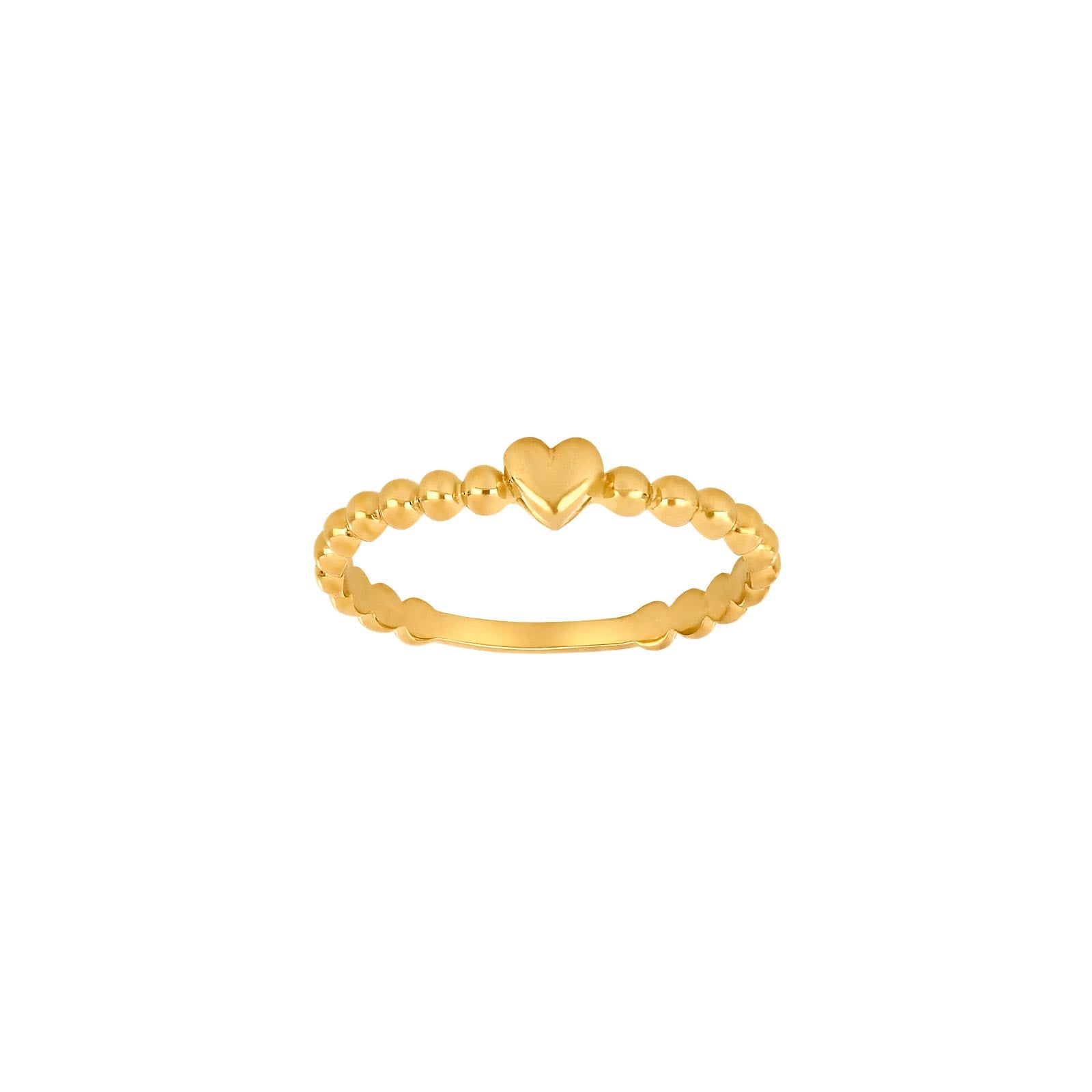 8kt. Goldring m/Herz