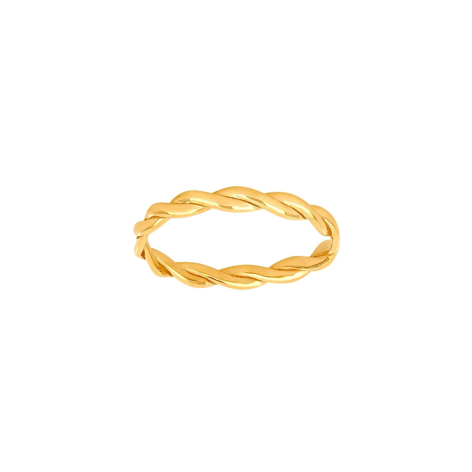 8ct. goldring twisted
