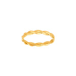 8ct. goldring twisted