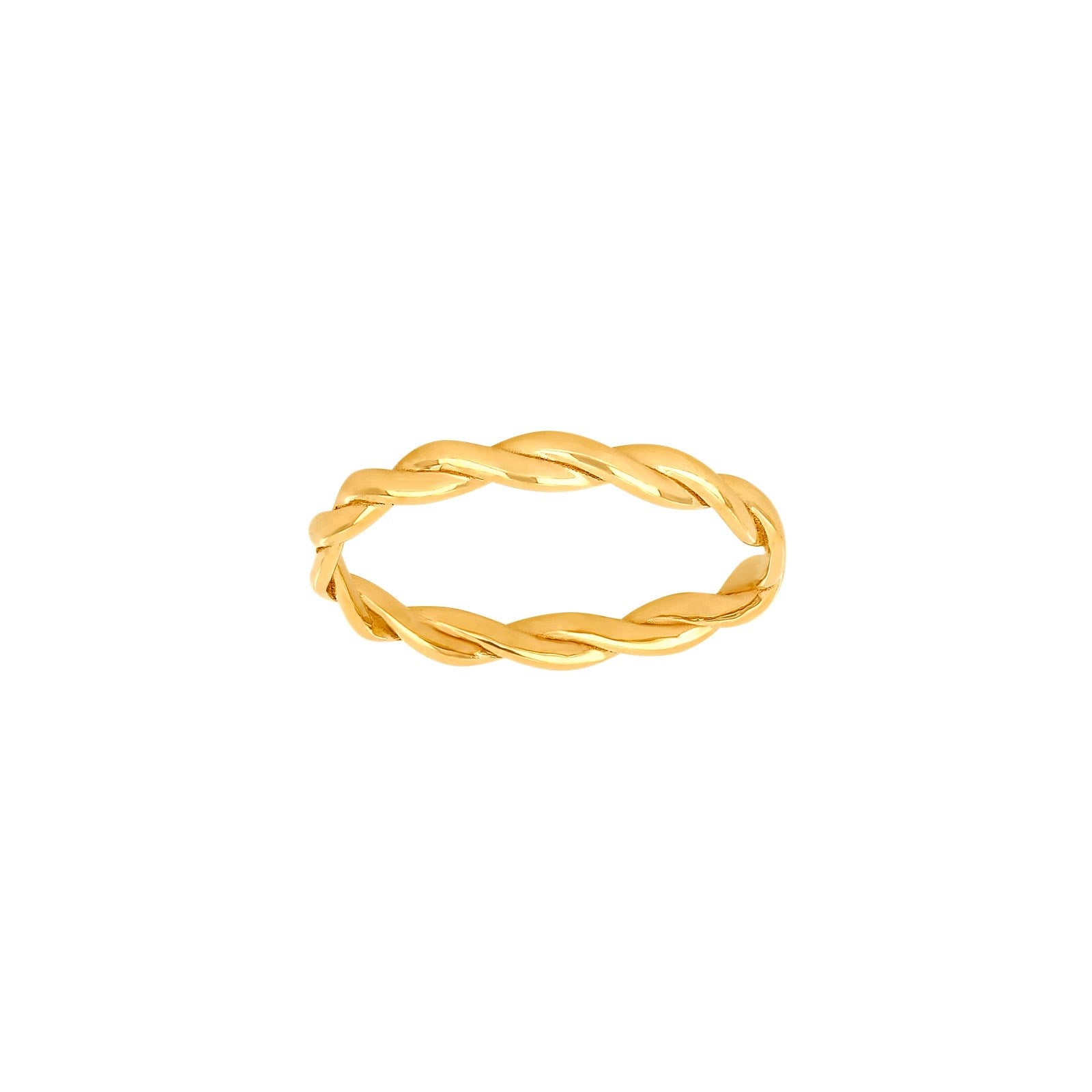 8ct. goldring twisted