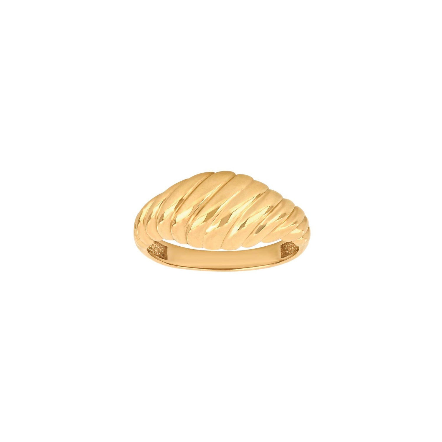 8ct. goldring twisted