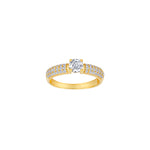 8kt. Goldring m/cz