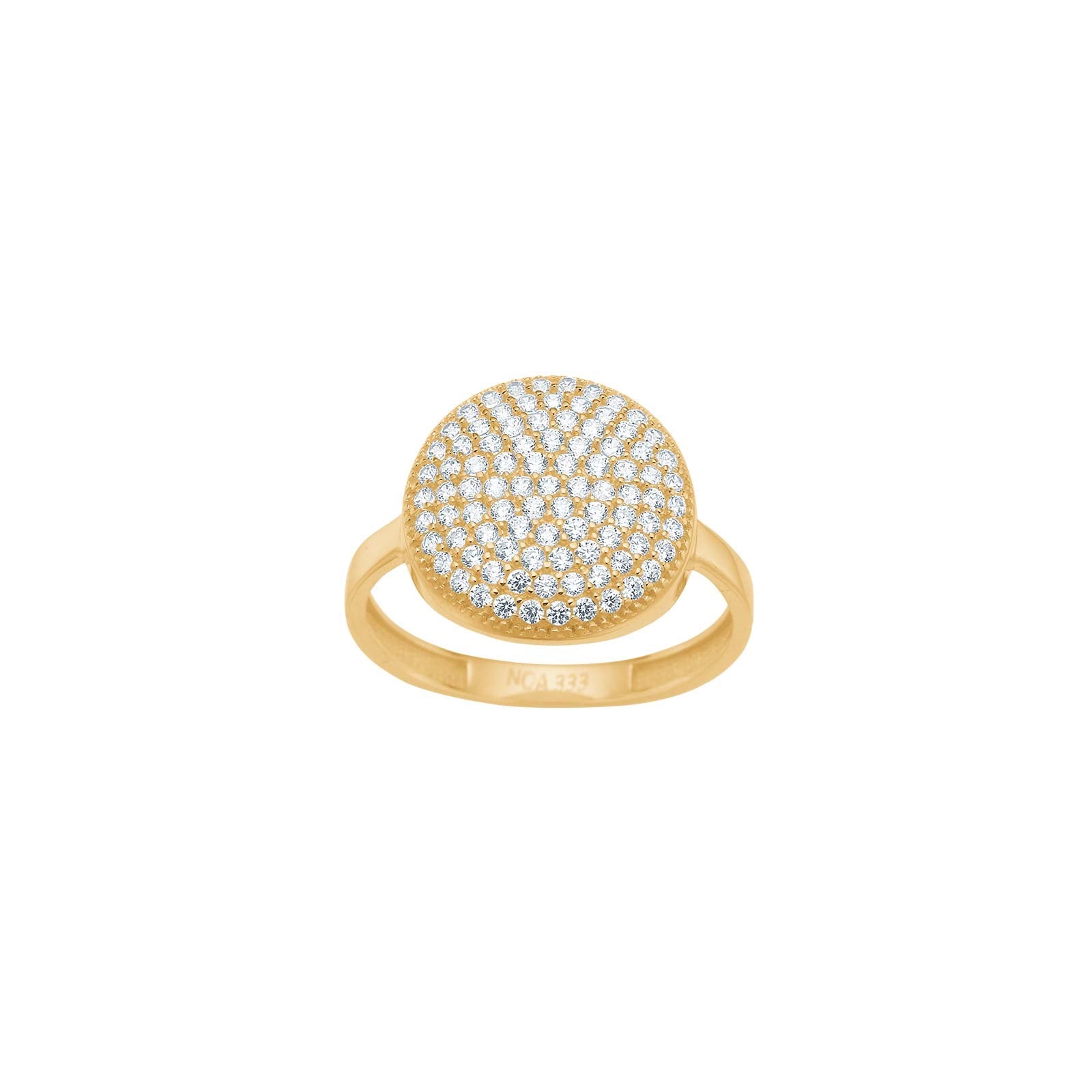 8kt. Goldring m/cz
