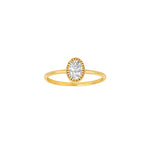 8kt. Goldring m/cz