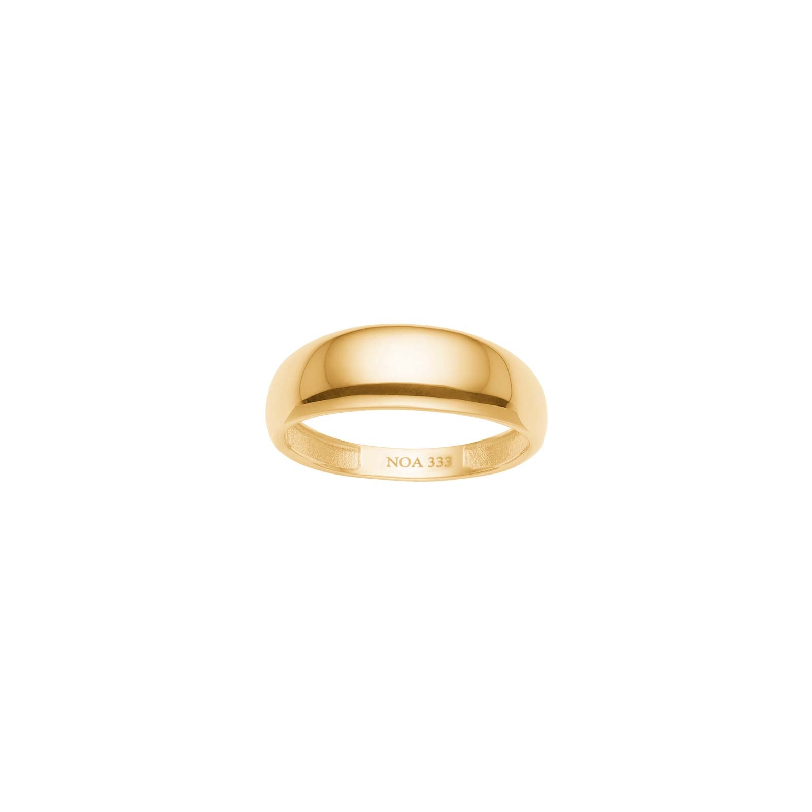 8kt. Goldring mit 3 Perlen und CZ 