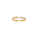 8kt. Goldring m. cz