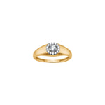 8kt. Goldring m. cz