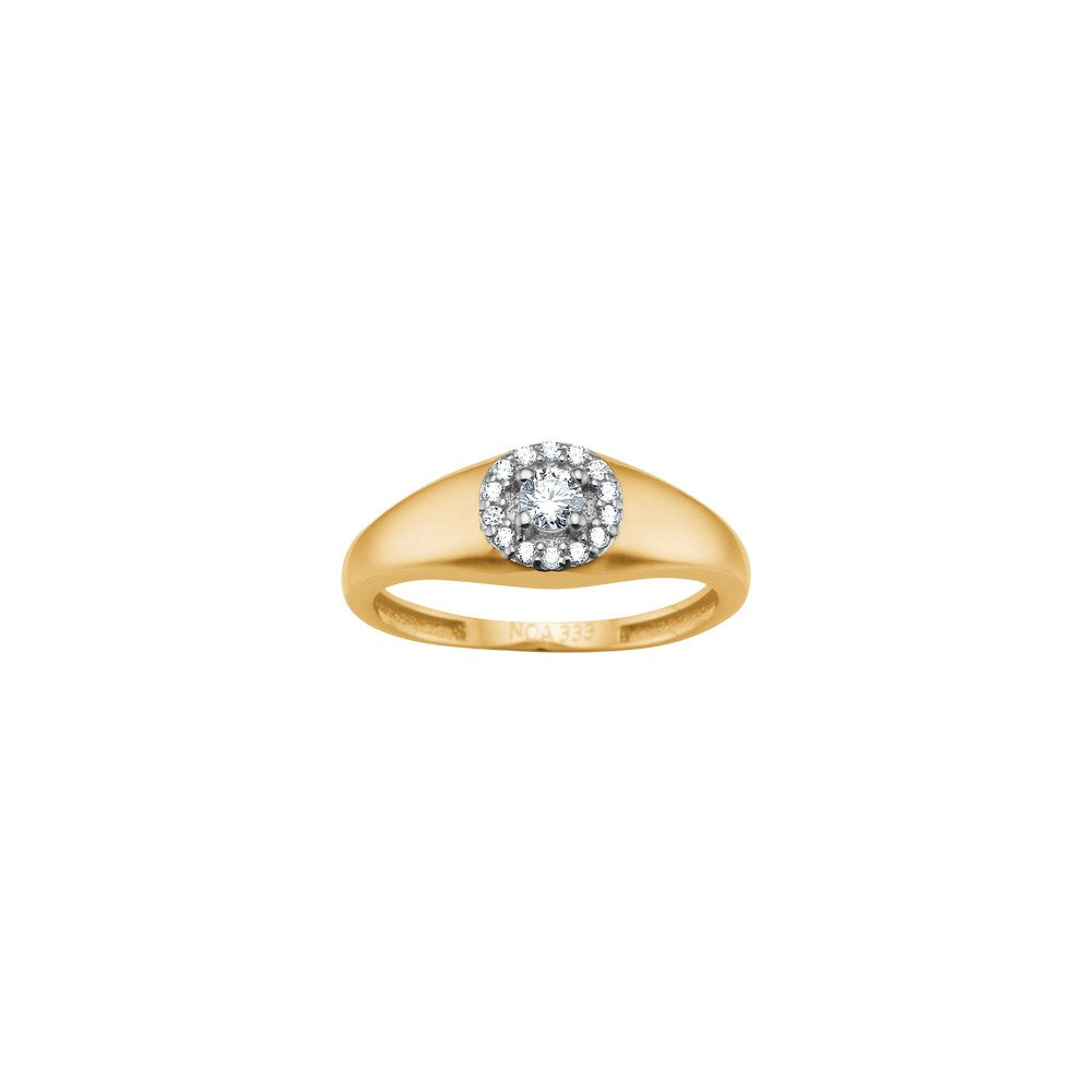 8kt. Goldring m. cz