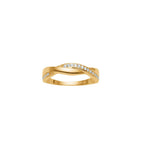 8kt. Goldring m. cz