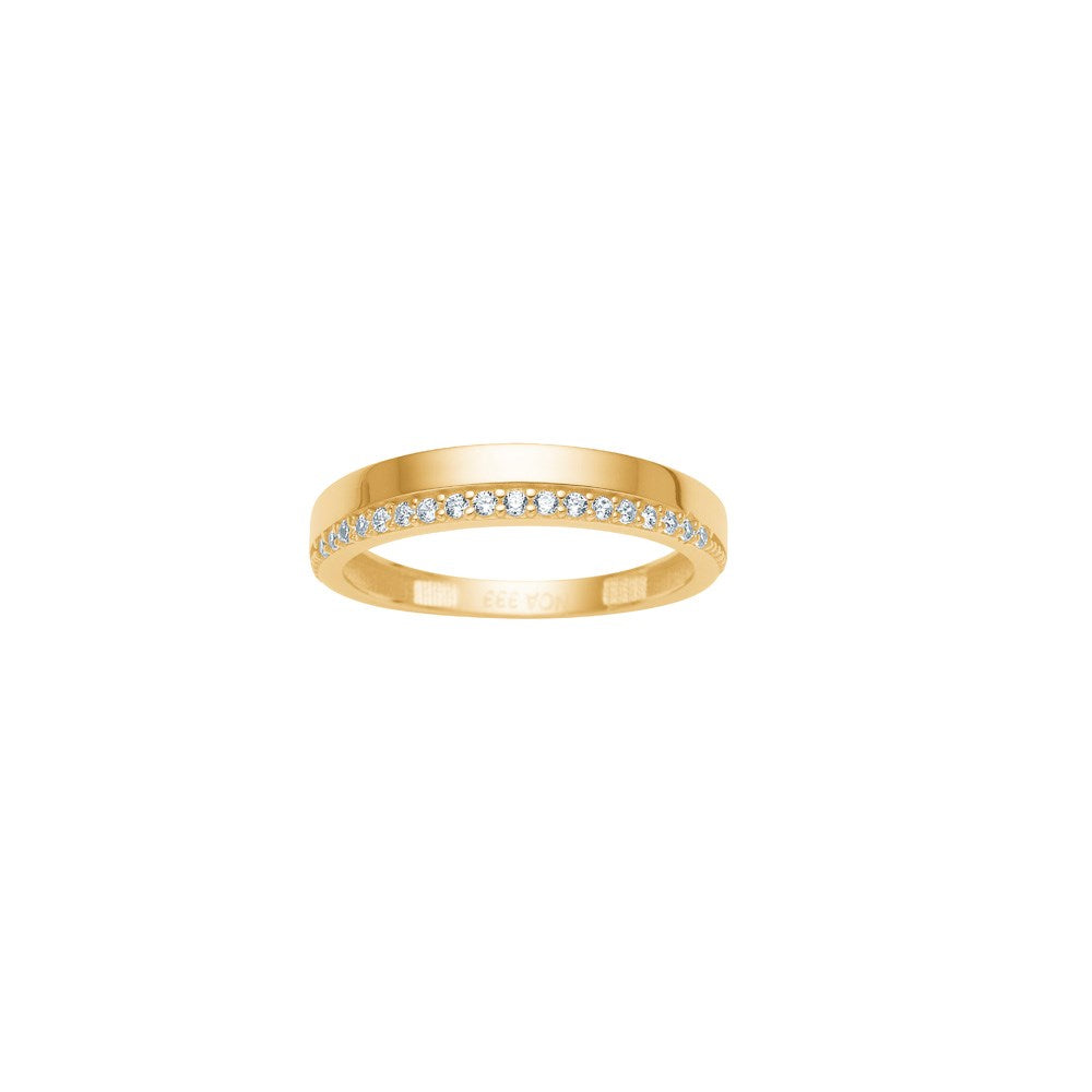 8kt. Goldring m. cz