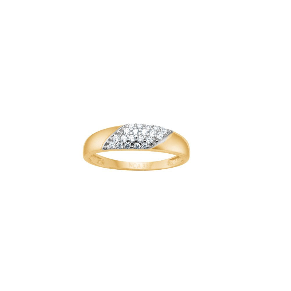 8kt. Goldring m. cz